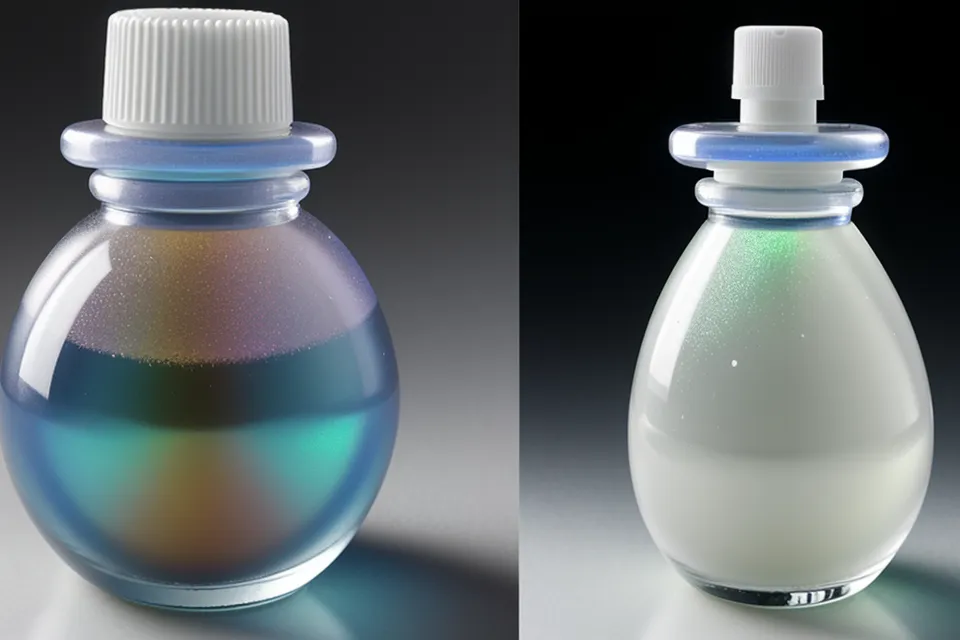 A visual comparison between standard powder capsules and liposomal delivery systems.