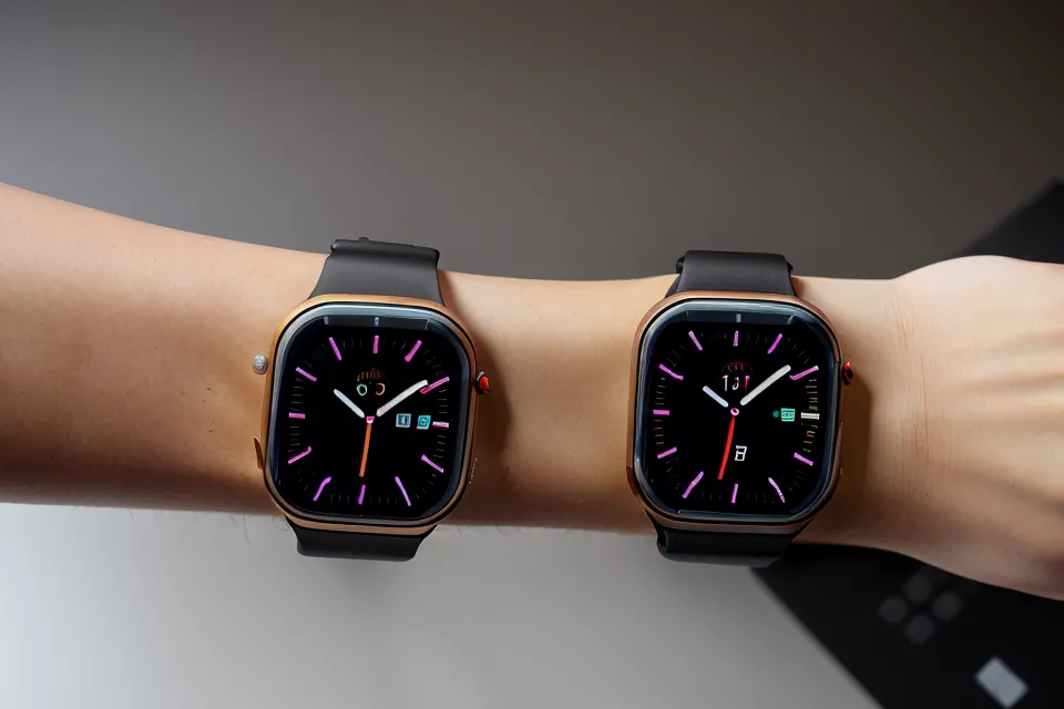 A smartwatch showing a high sleep recovery score in the morning sunlight, tracker data from testing a California poppy extract.