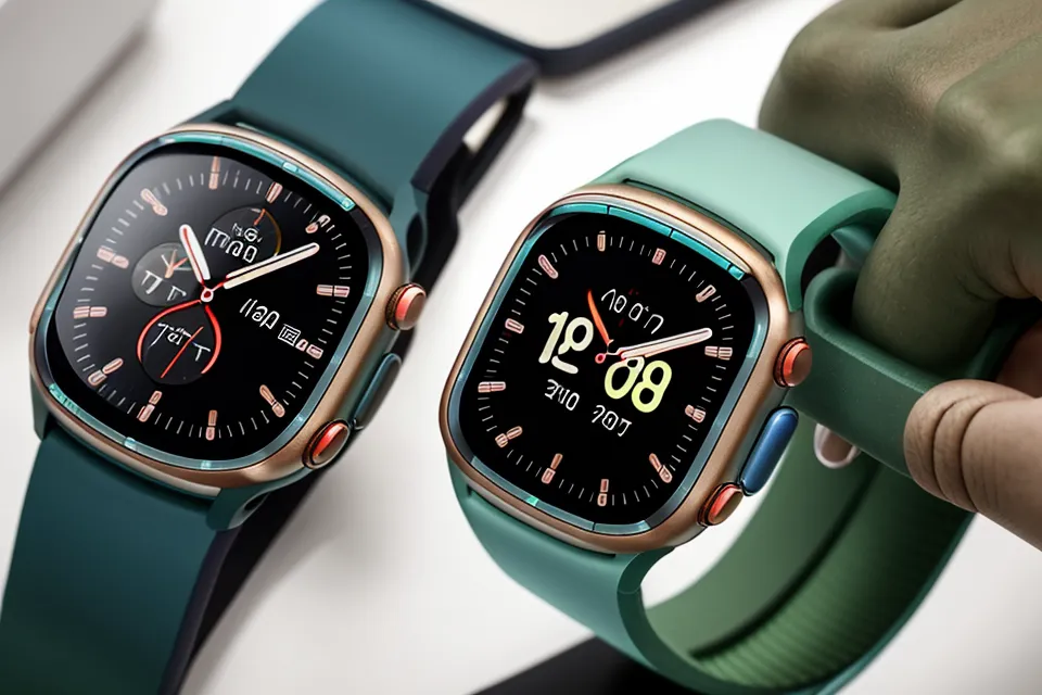 Smartwatch displaying improved sleep recovery scores on a man's wrist.
