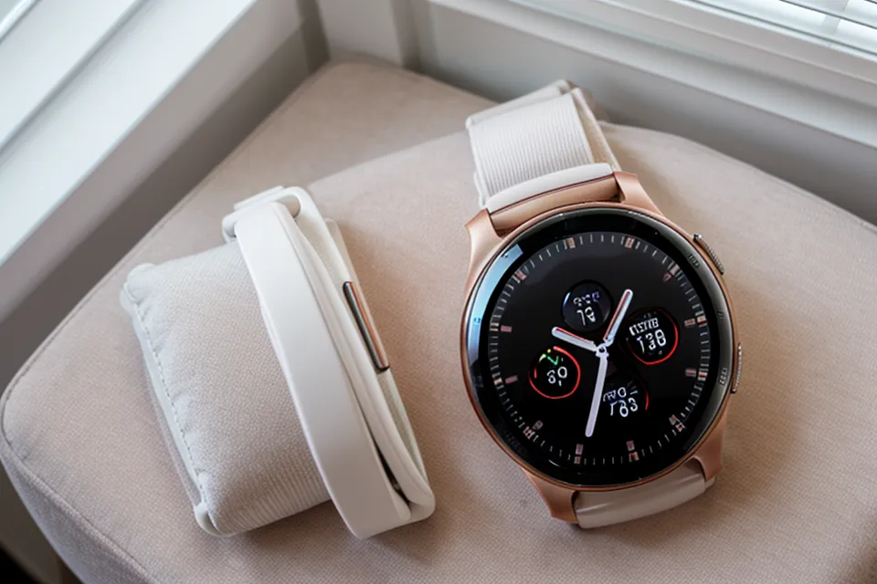 Smartwatch deep sleep data next to a natural sleep supplement bottle during cortisol-focused testing