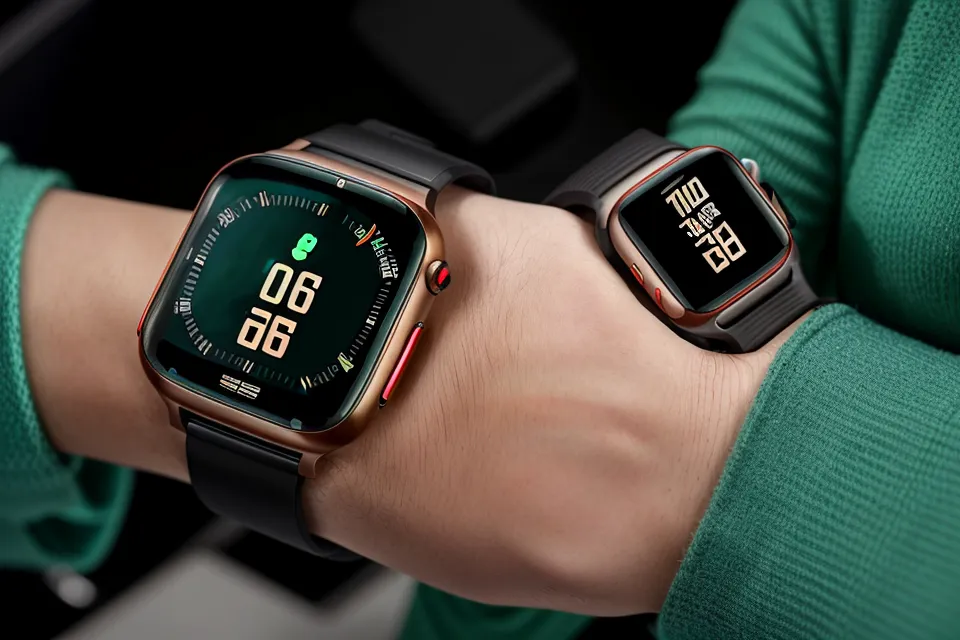 Smartwatch showing a green sleep recovery graph tracked during the YU SLEEP supplement trial